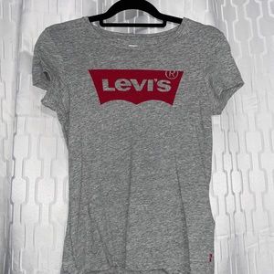 Logo Red Blue Gray T Shirt